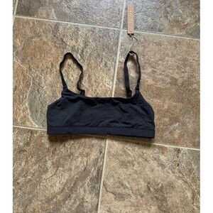 Skims Fits Everybody Scoop Bralette Onyx XS